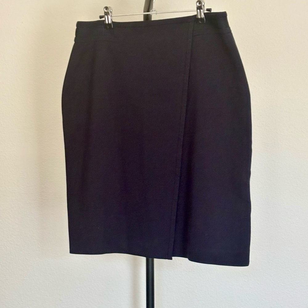 Hugo Boss Classic Navy Blue Pencil Skirt Size 12